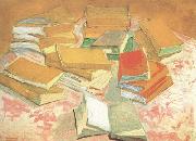 Vincent Van Gogh Still life:French Novels (nn04) oil